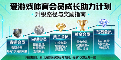 爱游戏体育会员成长助力计划图示 - 展示升级路径与奖励