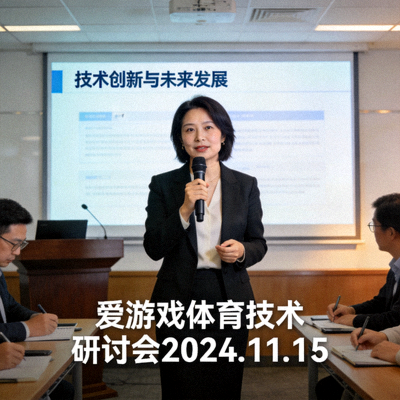 爱游戏体育公司首席技术官李薇女士在技术研讨会上的发言照片