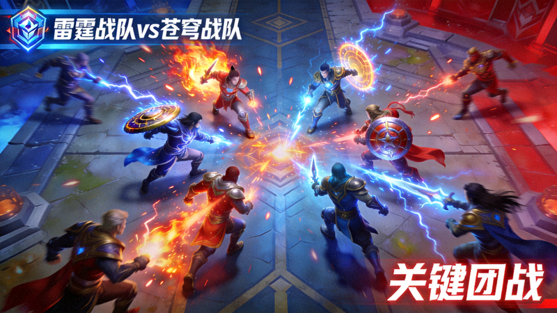 雷霆战队 vs 苍穹战队比赛最后一波关键团战精彩瞬间截图