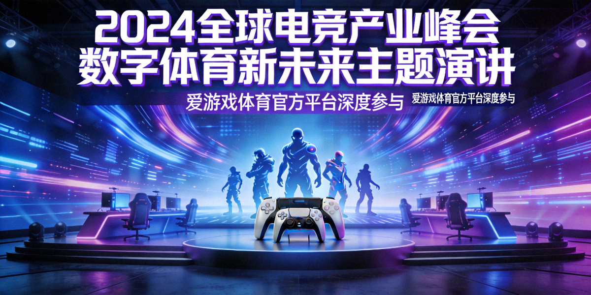 爱游戏体育官方平台深度参与2024全球电竞产业峰会现场主视觉 - 数字体育新未来主题演讲